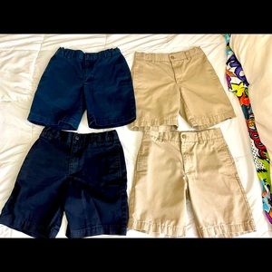 BUNDLE- Land’s End big boys uniform shorts x4, size 10